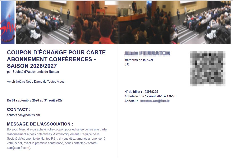Coupon abonnement